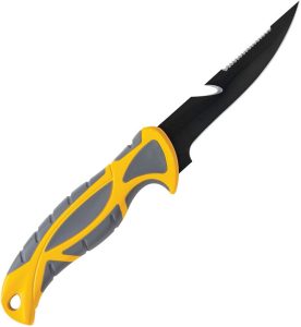 Smith's Bait Breaker Fishing Knife - 4 inch Black Blade