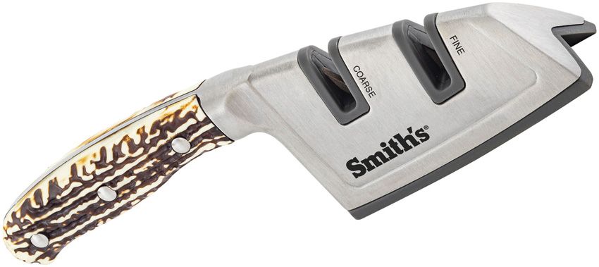 Smith's Sharpeners Cabin Lodge Manual Sharpener with Coarse Fine Slots