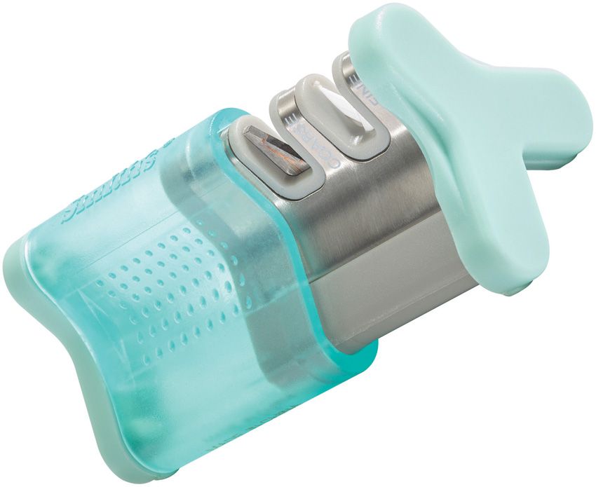 Smith's Sharpeners Slide Sharp 2 Teal Manual Sharpener