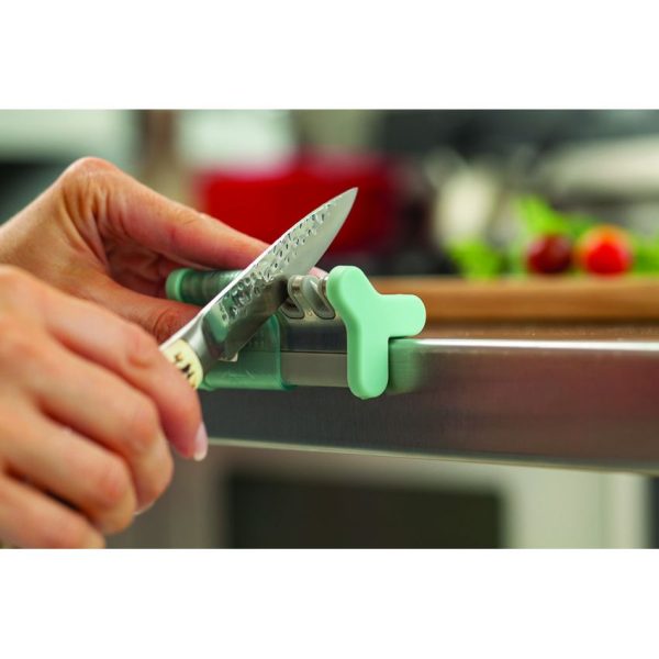Smith's Slide Sharp 4 Sharpener Teal - Carbide & Ceramic