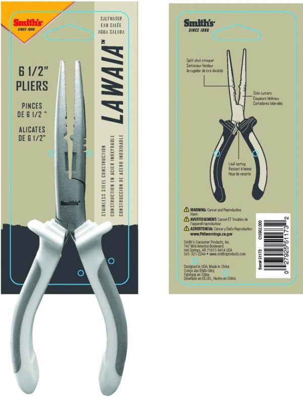 Smith's Lawaia Angler Pliers - Stainless 7 inch