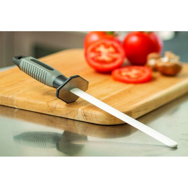 Smith's Oval Ceramic Sharpening Rod - 13 inch