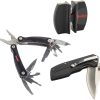 Smith's EdgeSport Combo Folding Knife Multi-tool Set Black