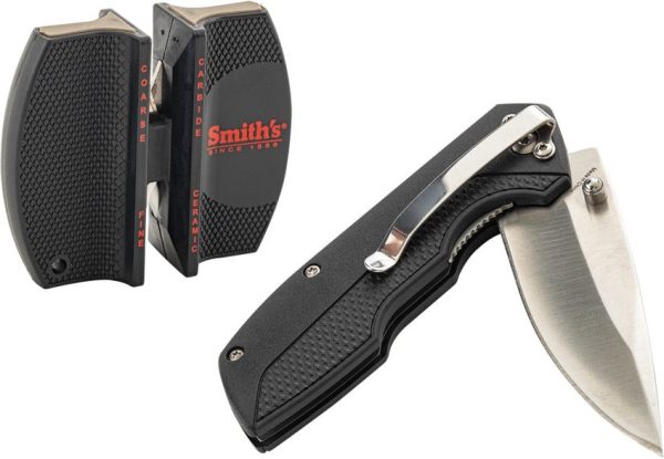 Smith's Sharpeners EdgeSport Combo Folding Knife with Sharpener