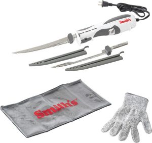 Smith's Lawaia Electric Fillet Knife 8" Serrated Stainless Blades