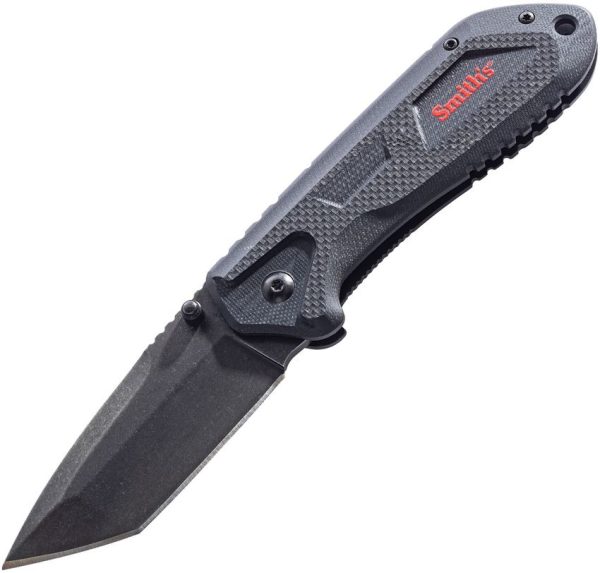 Smith's Sharpeners Edge Work-Site Framelock Tanto Black