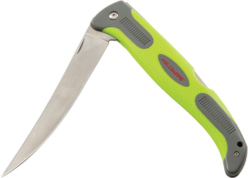 Smith's Sharpeners Mr. Crappie Slab Sticker 6" Fillet Folding Knife