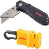 Smith's Edgework-Site Razor Combo Folding Knife Black Sharpener