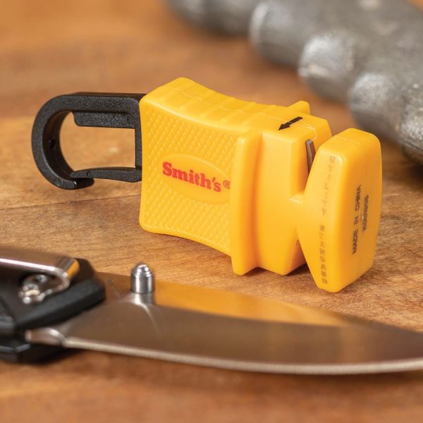 Smith's Edgework-Site Razor Combo Folding Knife Black Sharpener