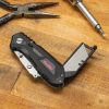 Smith's Edgework-Site Razor Combo Folding Knife Black Sharpener