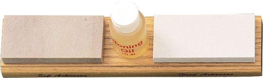 Sharpeners Sportsman Sharpener with Soft & Hard Arkansas Stones
