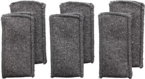 Sack Ups Protector Knife Pouch Six Pack - 3 Inch Gray