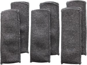 AC806.jpg Sack Ups Protector Six Pack - Gray Silicone Cotton Pouches