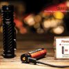 ACEBEAM EC20 Black Flashlight 1900 Lumens Rechargeable EDC Tactical