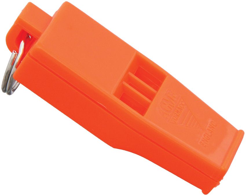 ACME Tornado Slimline Orange Survival Whistle with Keyring