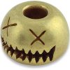AuCon Smiley Bead Brass