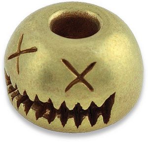 AuCon Smiley Bead Brass