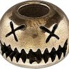 AuCon Small Smiley Bead Bronze