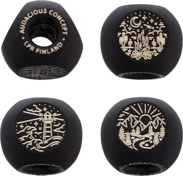 AuCon Adventurer Titanium Bead Black