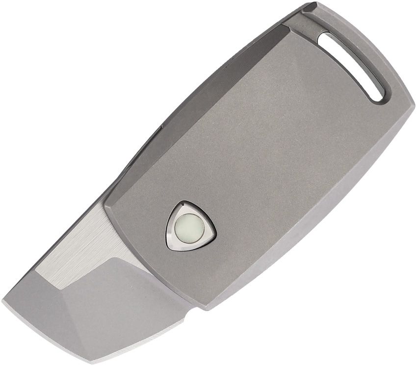 AuCon IMP Magnetic Folding Knife MagnaCut Tanto Gray Titanium
