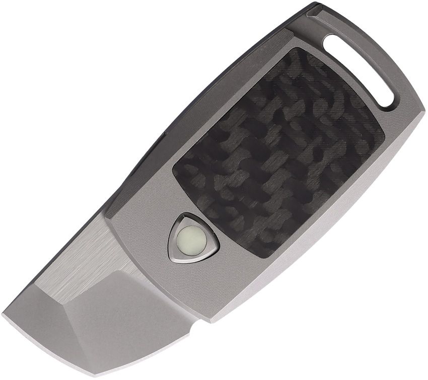 AuCon IMP Magnetic Folding Knife Gray Titanium 0.75in MagnaCut