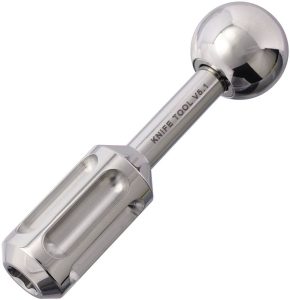 AuCon Knife Tool V5.1 Polish Ti Multi Tool Titanium 3.88"