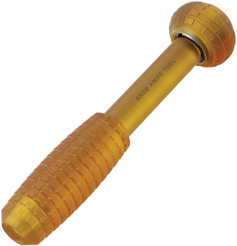 AuCon Anso Knife Tool Ultem Amber with Hard Case