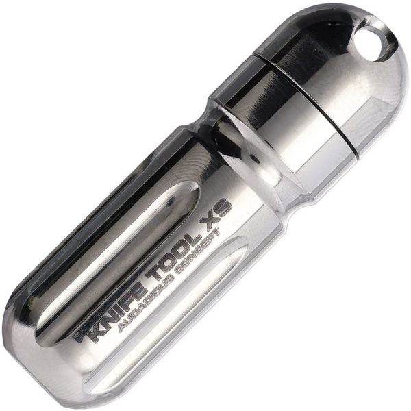 AuCon Knife Tool XS Polished Titanium Multi-Tool 7 Bits