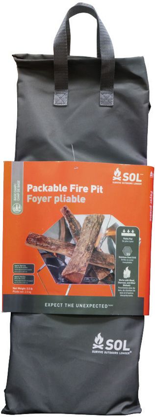 Adventure Medical Flat Pack Fire Pit Stainless Steel