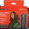 Adventure Medical SOL Sport Utility Poncho Green 52x40 Wind/Waterproof