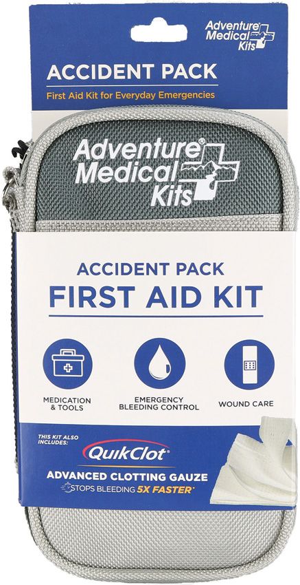 Adventure Medical Accident Pack w/ QuikClot First Aid Kit USA