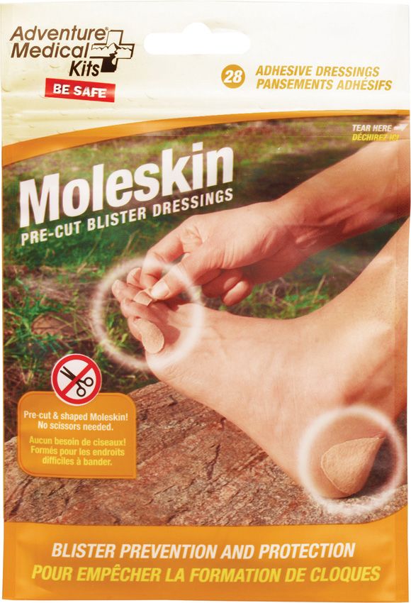 Adventure Medical Moleskin Blister Relief - 28 Pieces