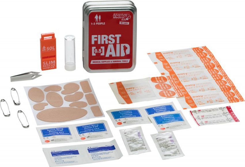 Adventure Medical First Aid Tin with Bandages and Wound Care