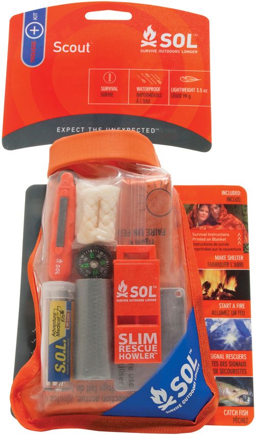 AD1727.jpg Adventure Medical SOL Scout - 7-Piece Survival Kit