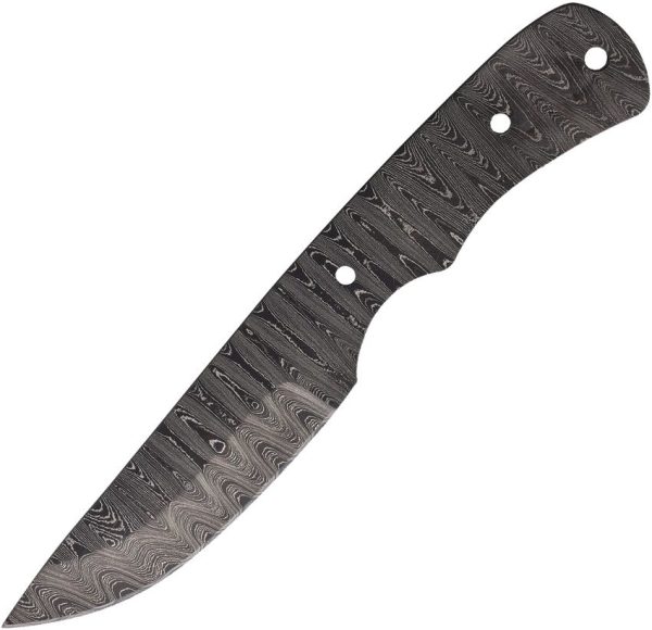 Alabama Damascus Steel Knife Blank - 416 Layer Full Tang