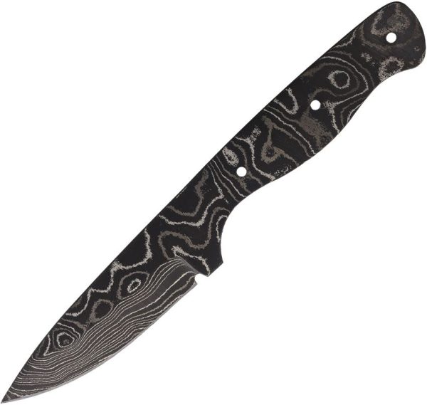ADS025.jpg Alabama Damascus Steel ADS025 3" Damascus Blade Knife Blank Full Tang