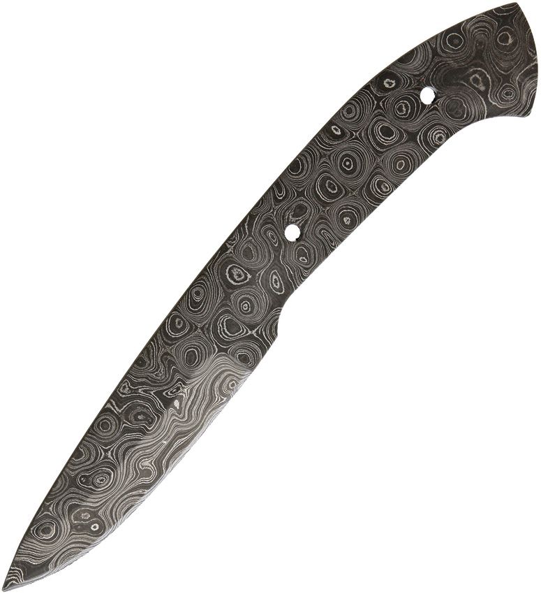 Alabama Damascus Steel 8" Damascus Knife Blade, 3.25" Full Tang