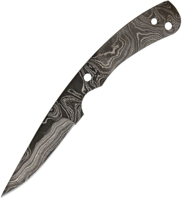 Alabama Damascus Steel Blade - 2.75 inch Compact Lanyard