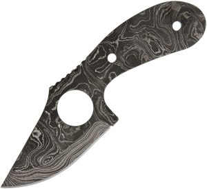 Alabama Damascus Steel Fixed Blade - Full Tang Finger Ring