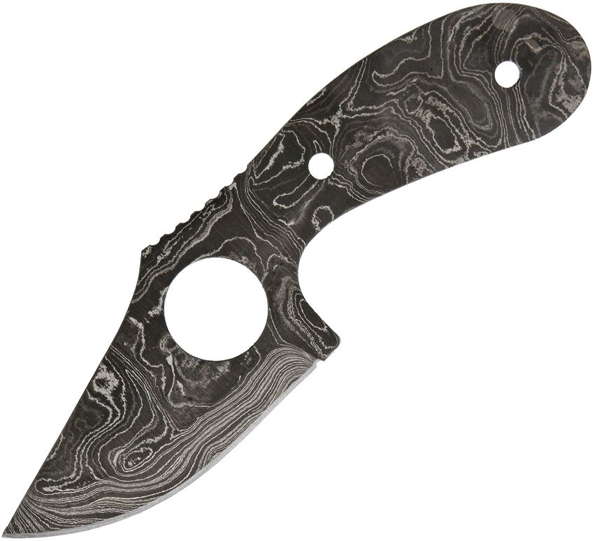 Alabama Damascus Steel Damascus Knife Blade 3" Bulk Packed