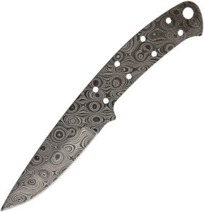 Alabama Damascus Steel Fixed Blade - Compact Design