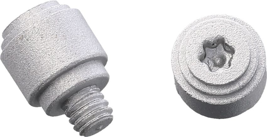 August Engineering Thumb Stud Bugout 535 Silver Aluminum