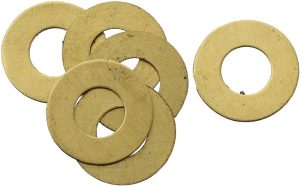 August Engineering Brass Washers Paramilitary 2 and 3 6-Pack