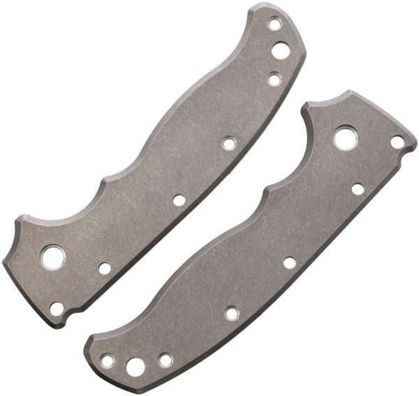August Engineering Demko AD20.5 Handle Scales Ti Silver