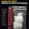 Aurora Survival Fire Starter Red Ferro Rod
