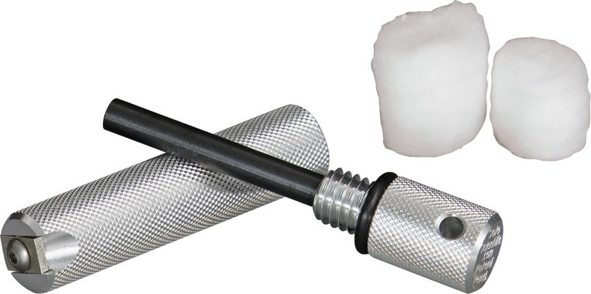 Aurora Survival Fire Starter Silver with Striking Blade