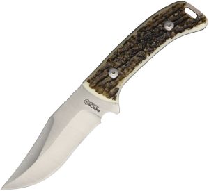 AH015.jpg American Hunter Imitation Stag Hunter Full Tang Fixed