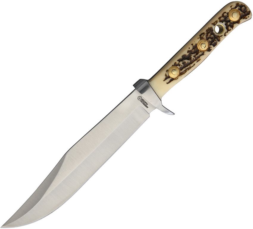 American Hunter Bowie Fixed Blade Knife 6.5" Blade w/ Sheath