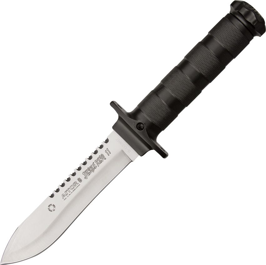 Aitor Jungle King II Fixed Blade Survival Knife with Skinner and Sheath