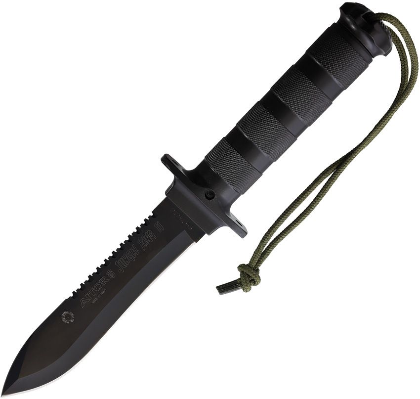 Aitor Jungle King II Fixed Blade Survival Knife with Survival Kit